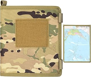 Tarjetero | Bolsa organizadora para tarjetas | Accesorios de supervivencia robustos, organizador portátil para herramientas de navegación, brújulas y linternas, Atributo único, ver descripción, Ver