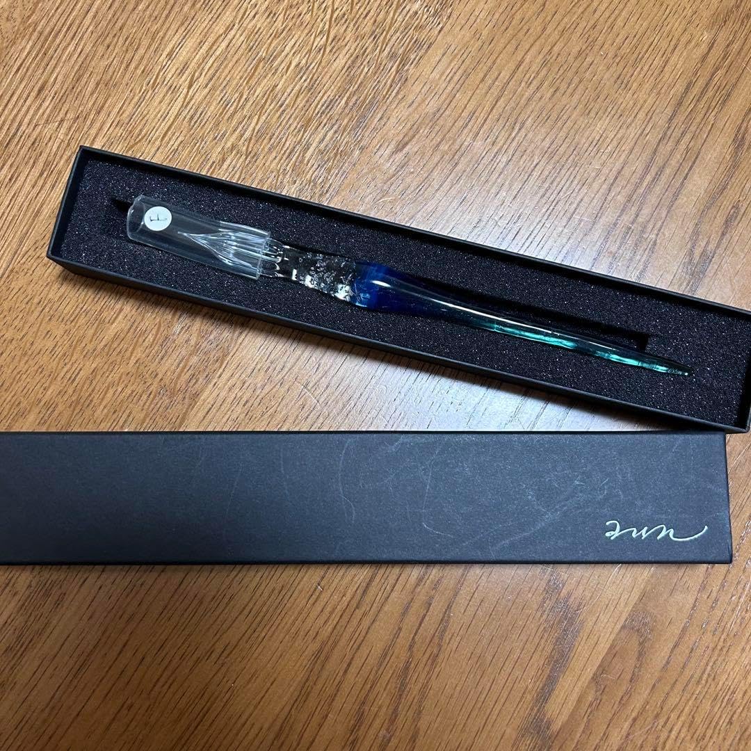 aun︎ガラスペン ラグーンガラスペン aun 中字 M ラクーン - メルカリ