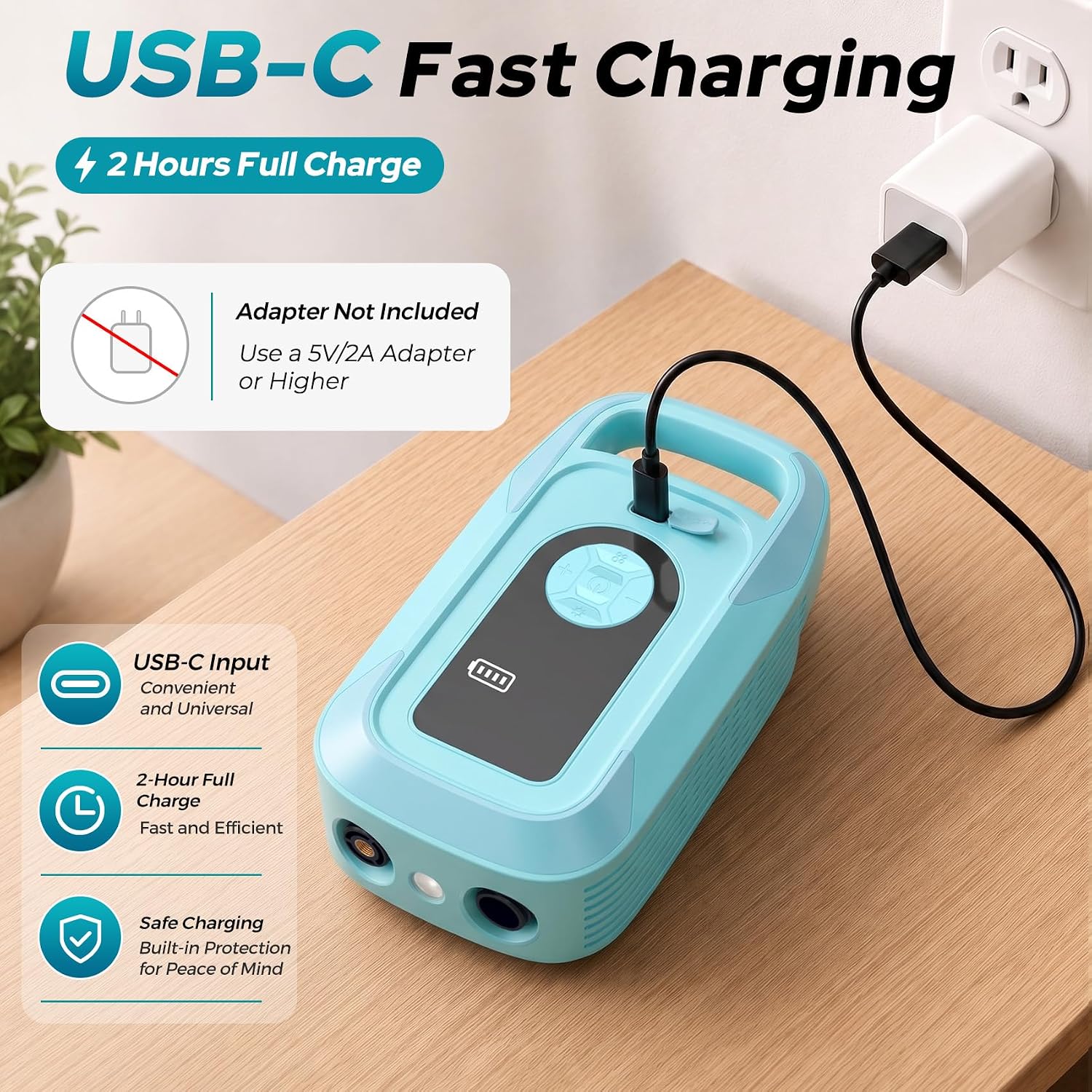 150PSI Paddle Board Electric Pump,Rechargeable 16000mAh SUP Pump with LED Light, Portable Air Pump Triple Stage Inflation & Deflation, Auto-Off for Stand Up Paddle Boards,Tent,Boat,Car,Bike