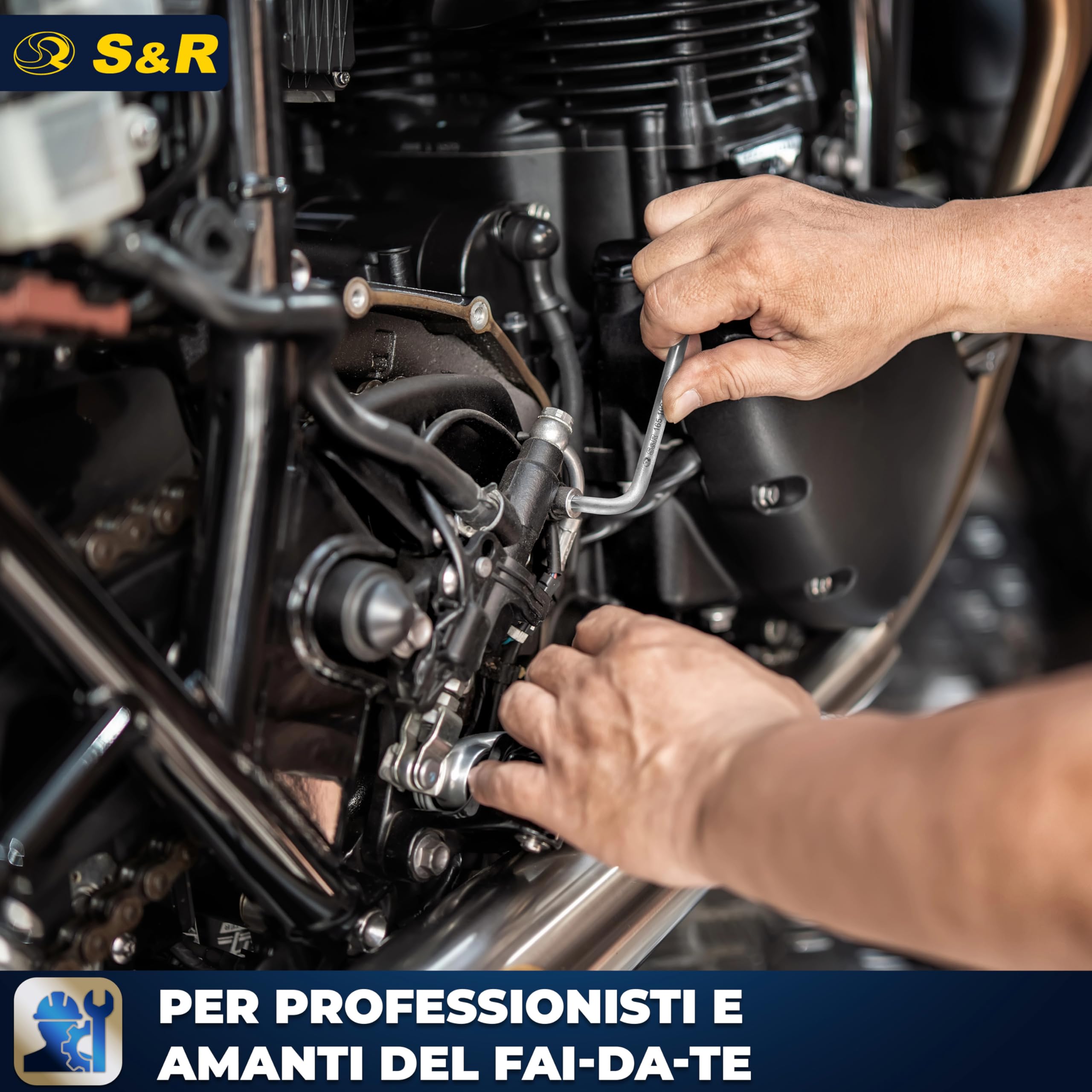 S&R Zestaw kluczy Torx i Allen 15 szt. TX6-TX60 w składanym uchwycie