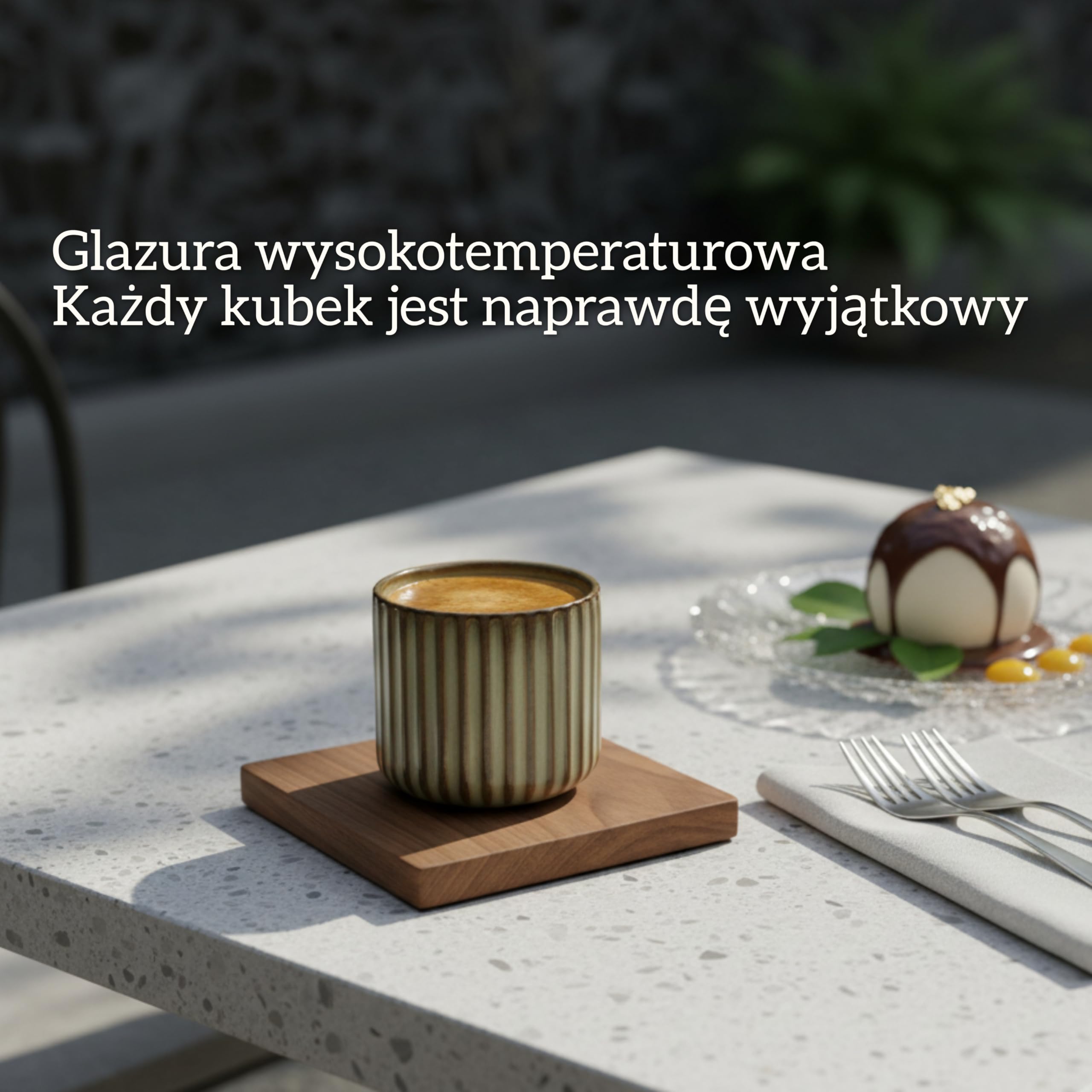 Filiżanki do kawy, zestaw 4 sztuk, 180 ml, bez uchwytu z wysokiej jakości kamionki, szare, 100% ręczne wykonanie z glazurą zmieniającą się w piecu, pomysł na prezent premium, nadają się