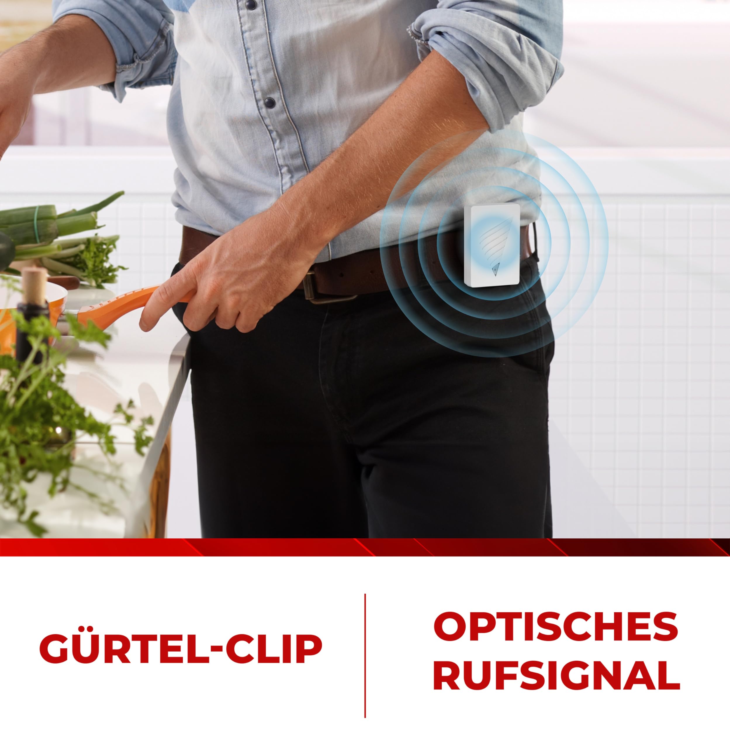HEIDEMANN Funkklingel Set HX Pet - Haustierklingel - erweiterbar - HX Funklingel