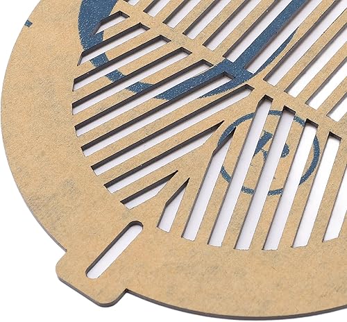 Miniatura 7 de Bahtinov Máscara de 3.150 in, máscara Bahtinov, telescopios telescopio máscara de enfoque acrílico espacio profundo placa de espina de pescado