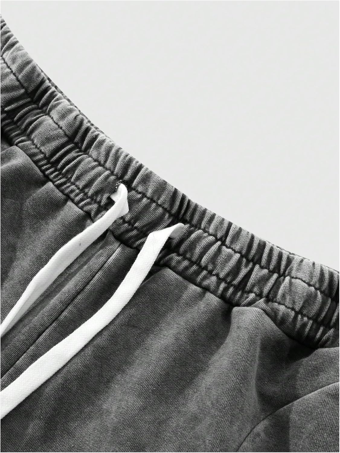 SOLY HUX Men's Y2k Baggy Sweatpants Straight Leg Drawstring Elastic Waist Hip Hop Casual Pants Streetwear - Image 3