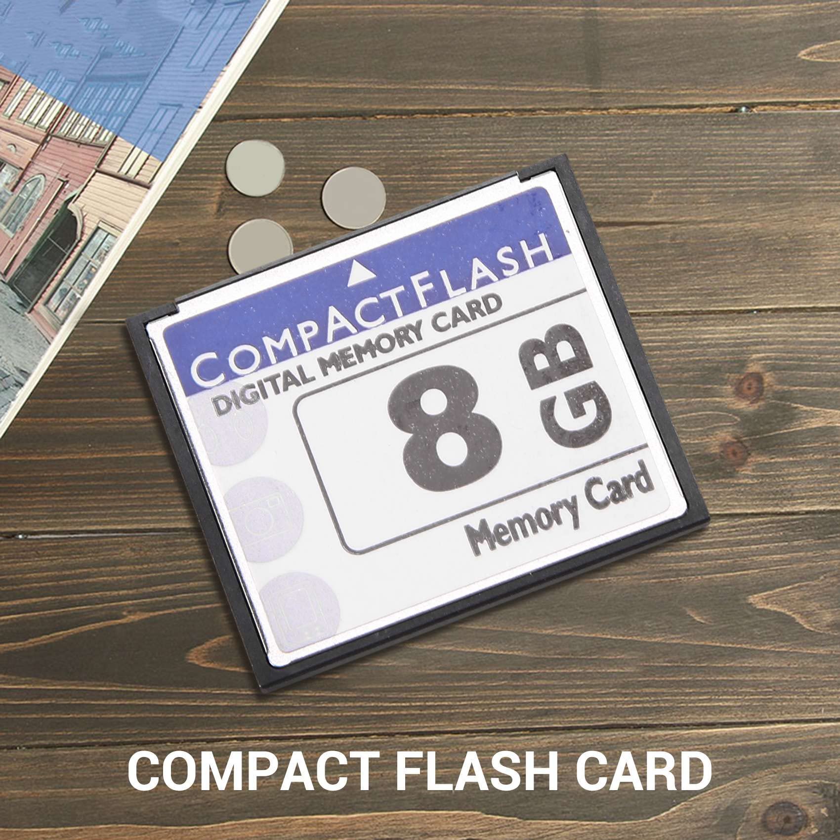 Professional Carte Mémoire Compact Flash 8 Go (Whiteandblue)