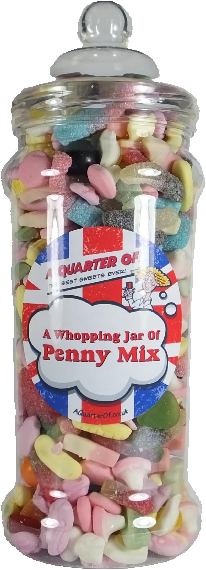 Whopping Penny Mix Jar Of Retro Sweet Classics