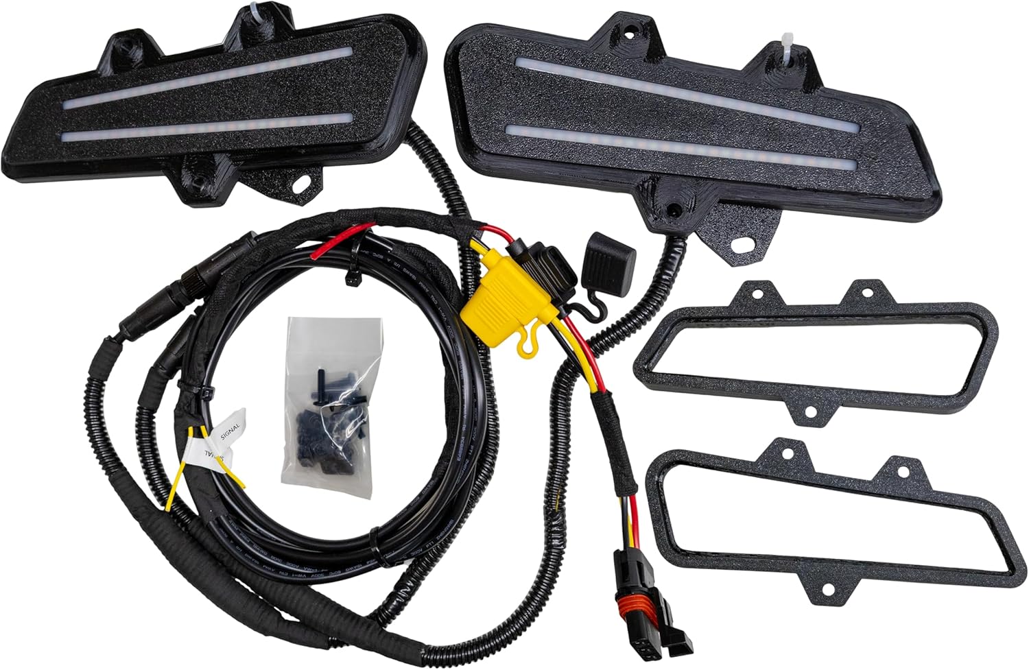 Bumper light set for 2025-26 Polaris Ranger XP 1000 with wiring harness - Accent Running lights only