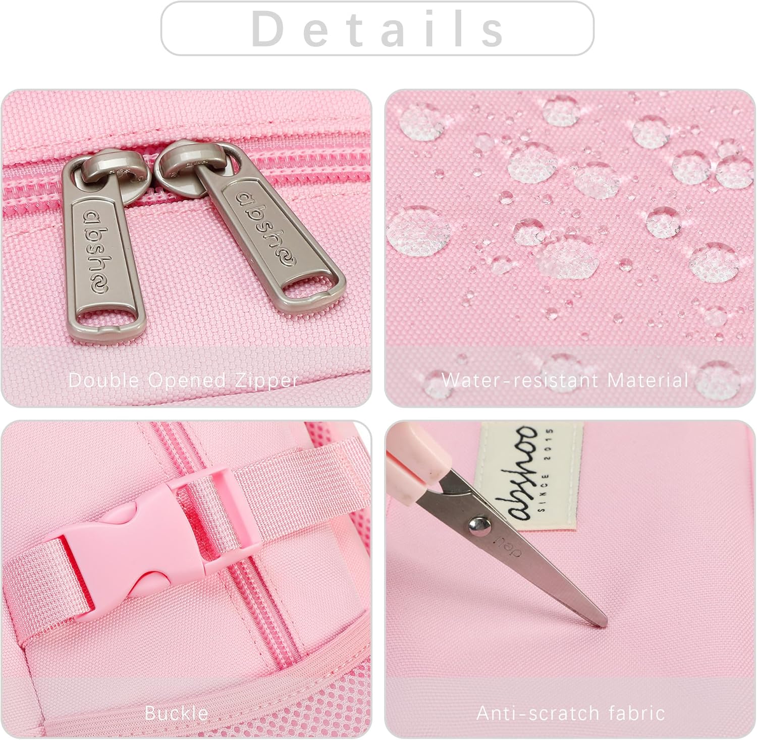 abshoo Large Heavy Duty Backpack For School College Bookbag Casual Multi Pocket Travel Backpacks - Image 3