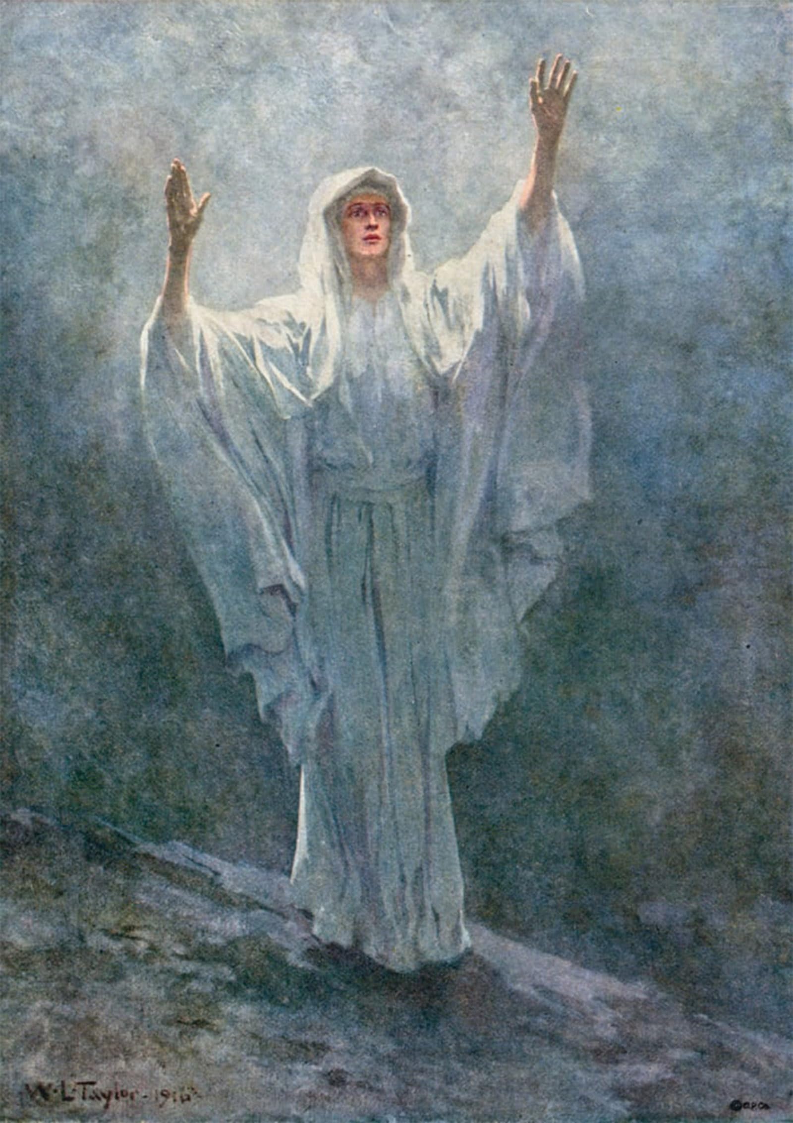 POSTERIIk Famous Animal Posters Vintage Picture the Prophet Isaiah by William Ladd Taylor Modern Wall Decor for Home Decor 60x90cm