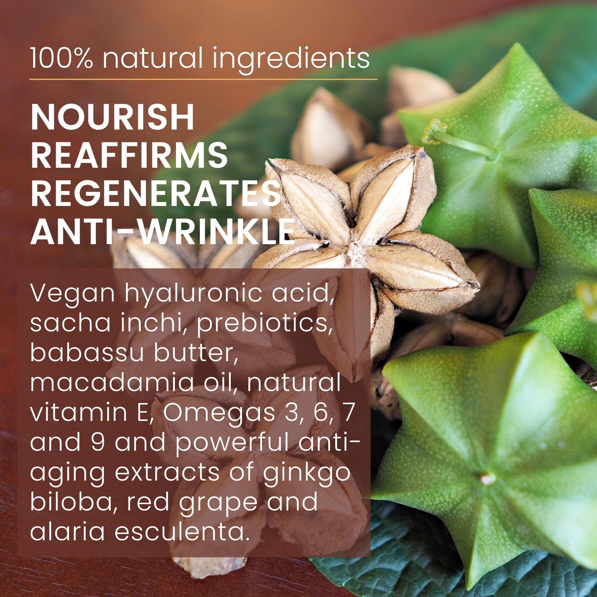 Kumui - Crema Facial Noche Nutritiva Reparadora - Cuidado Natural Antiedad Regeneración Celular - Piel firme, hidratada y luminosa - Certificación Bio y Vegan - Ideal piel madura o sensible - 30 ml