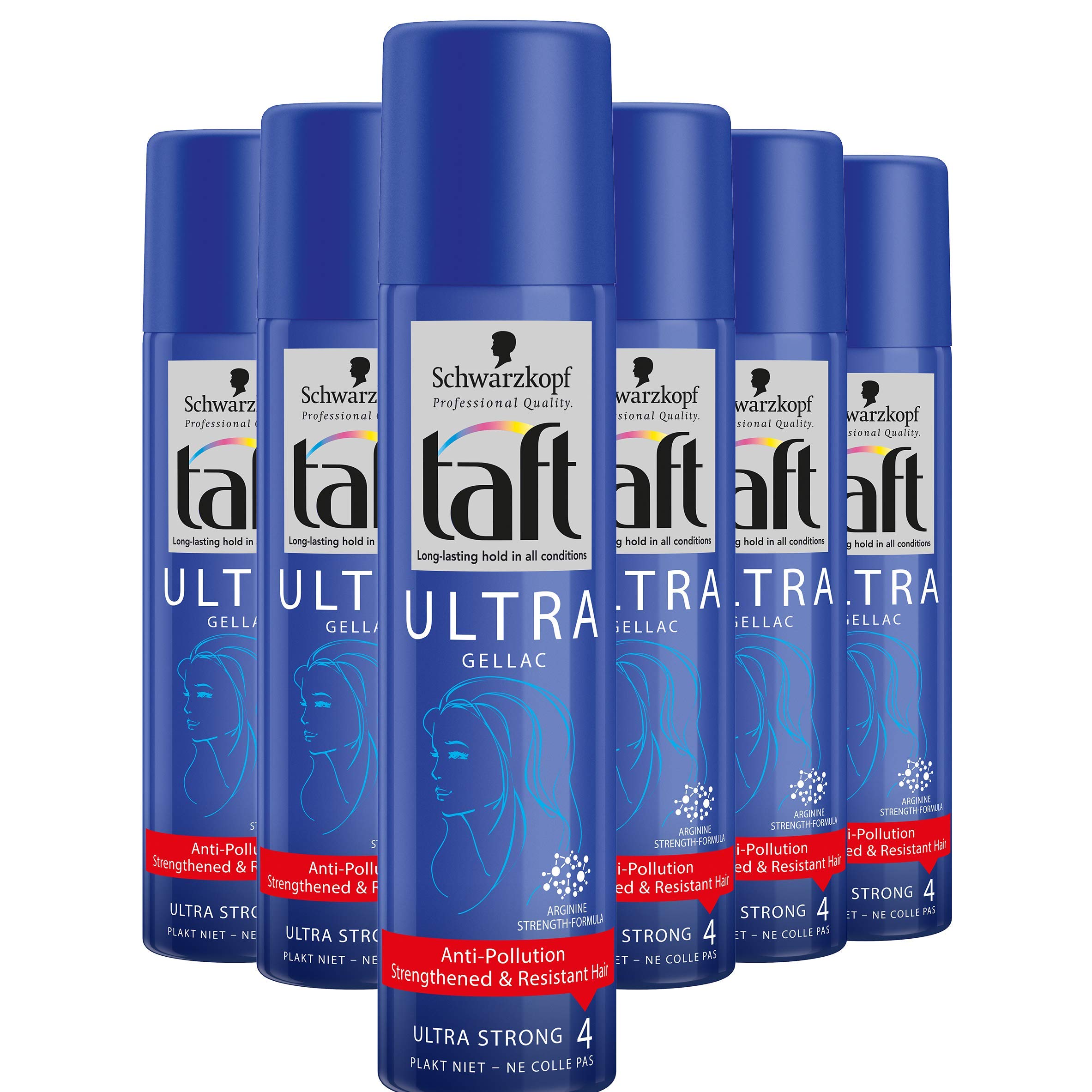 Schwarzkopf Taft Ultra Gellac Ultra Strong Gel 200 ml, 6 sztuk