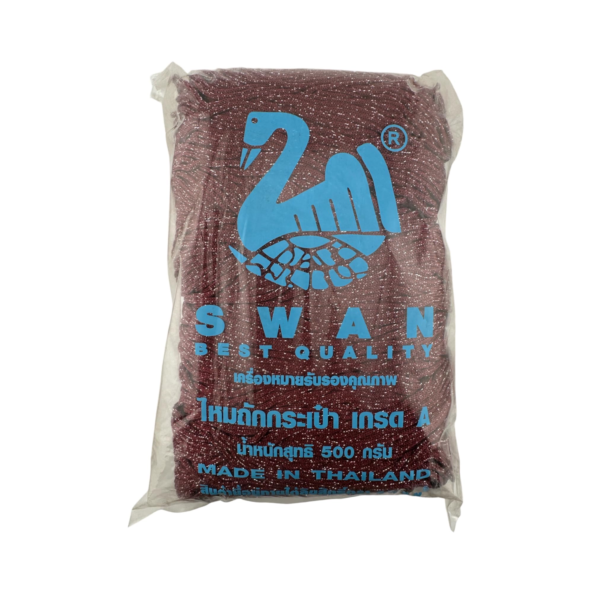 Amazon.co.jp: ☆銀ラメ☆ SWAN マクラメ 編み 糸 紐 コード バンコク