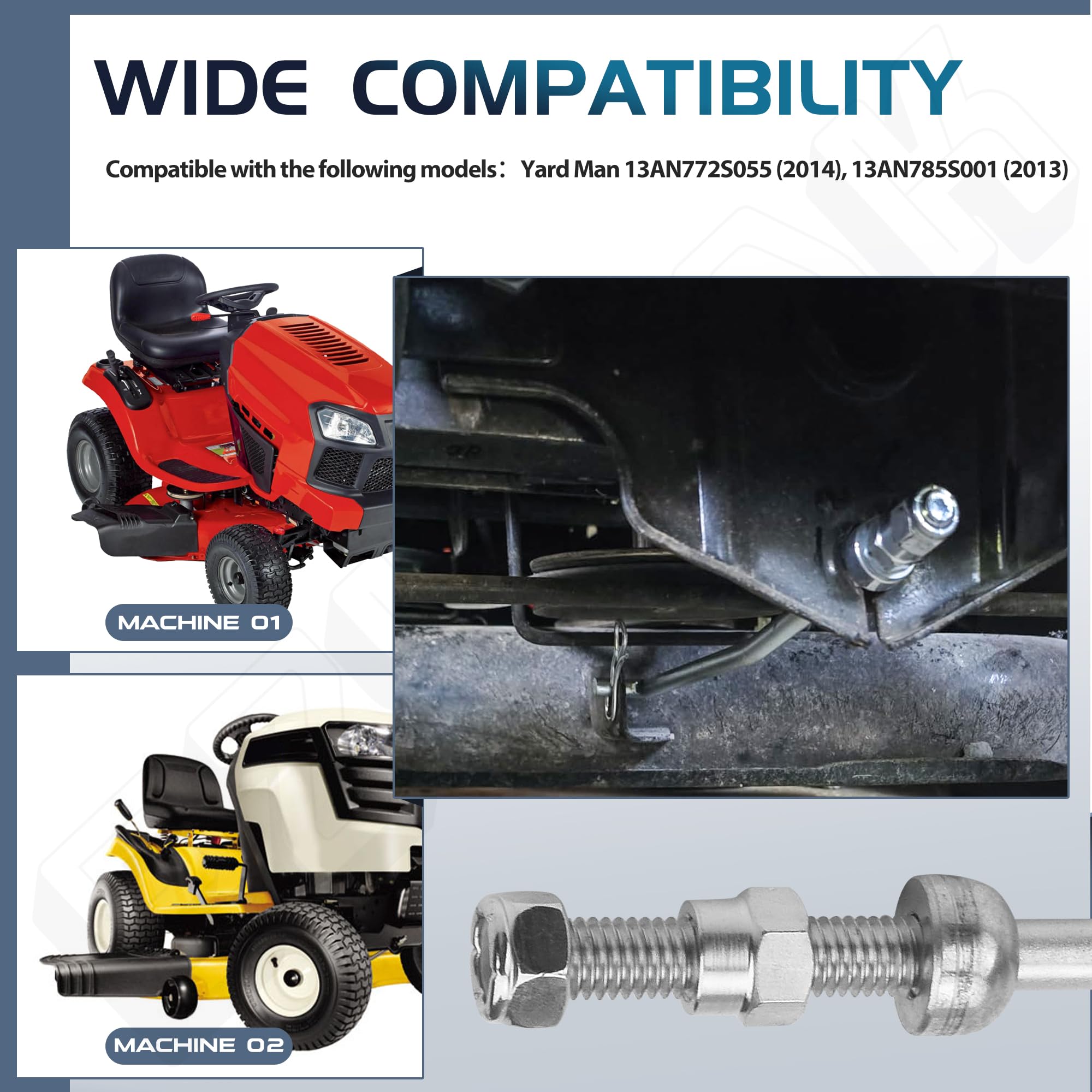 747-05141B 747-05141 747-05141A Barra de elevación delantera compatible con MTD, Craftsman, Troy-Bilt Tractor de césped compatible con T1000, T1200, T1400, T1500, 13AP78XS099