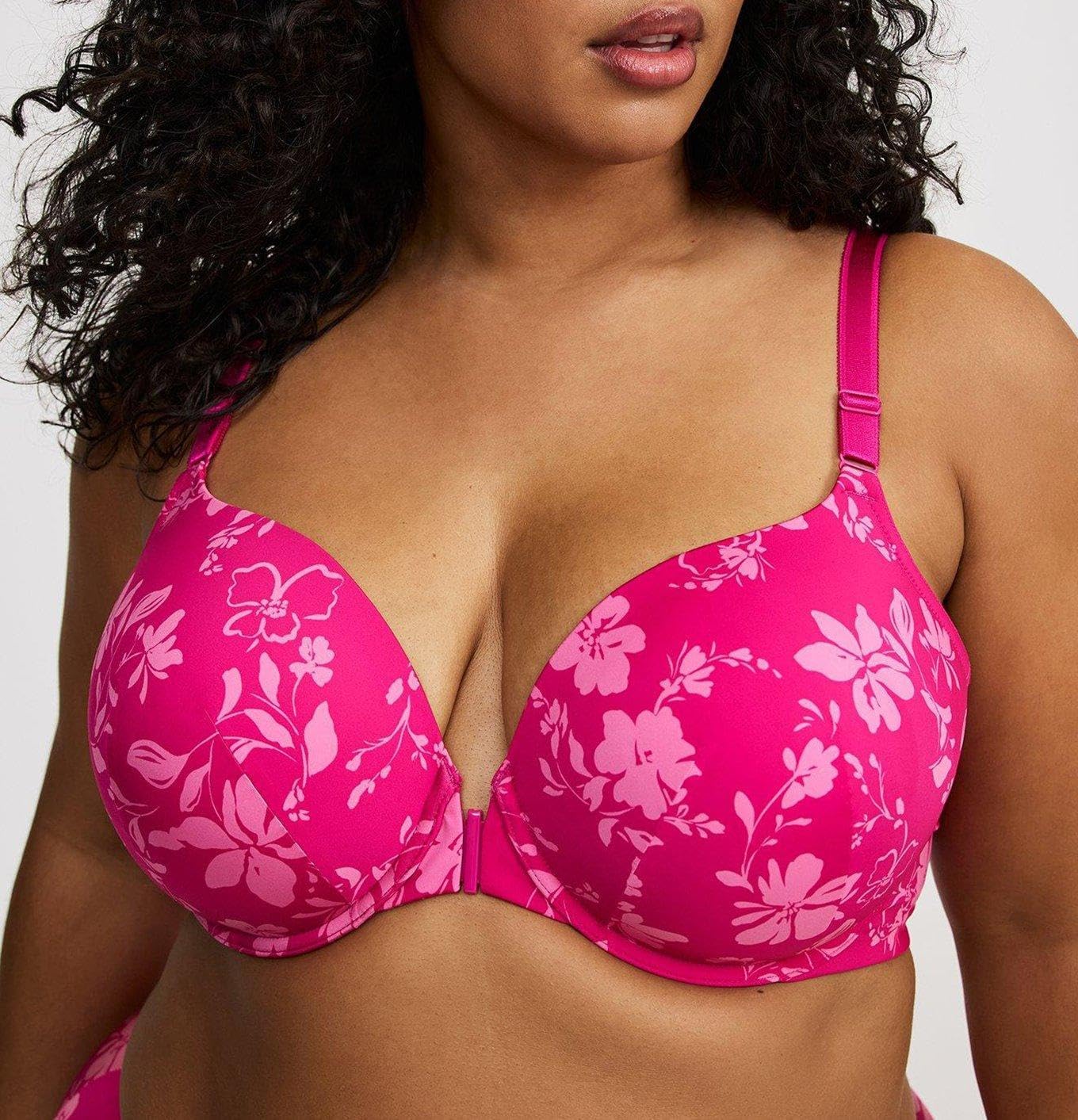 Torrid Women's Plus Size Bra - Perfect T-Shirt Front-Close Lightly Lined Bra - Image 5