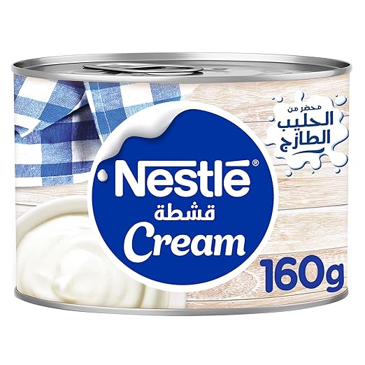 Nestle Cream Original Flavor - 160g, White &Blue, Medium
