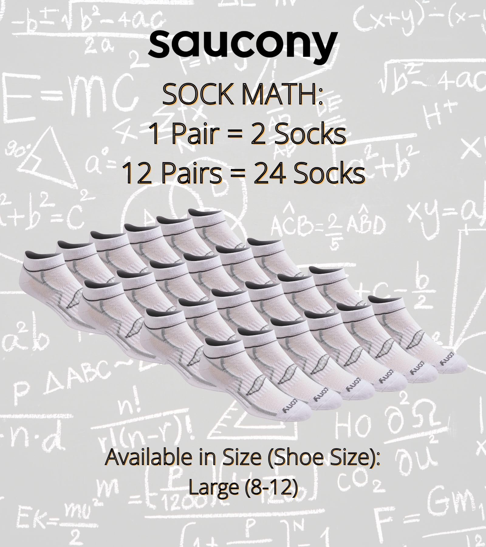 Saucony Bolt Rundry Performance No-show - Calcetines Multipack Calcetines para correr Hombre (Pack de 6)
