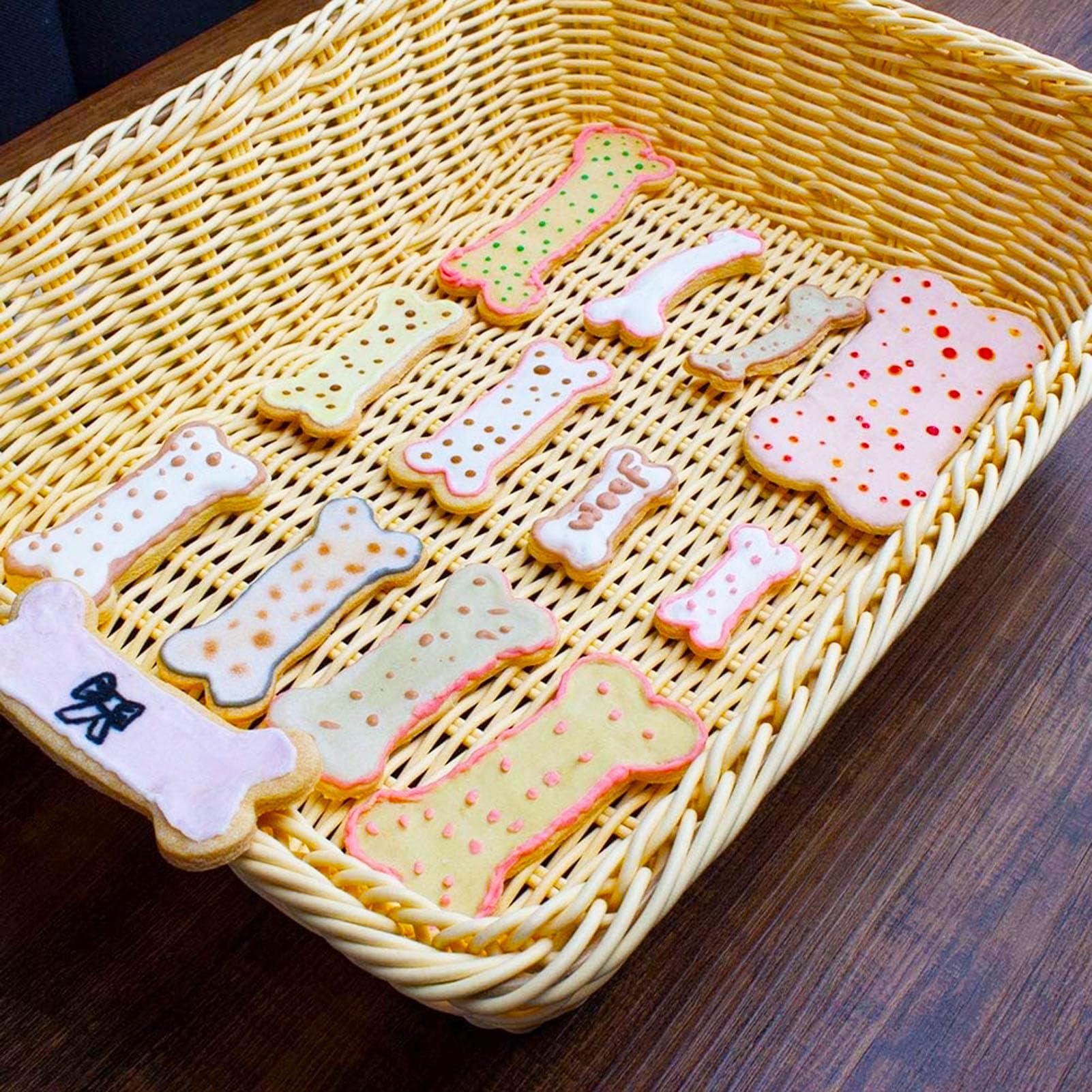 TINGSING 6 Pieces Dog Bone Cookie Cutters Set, Dog Cookie Cutter 5", 4", 3.5", 2", 4.8" - Image 2