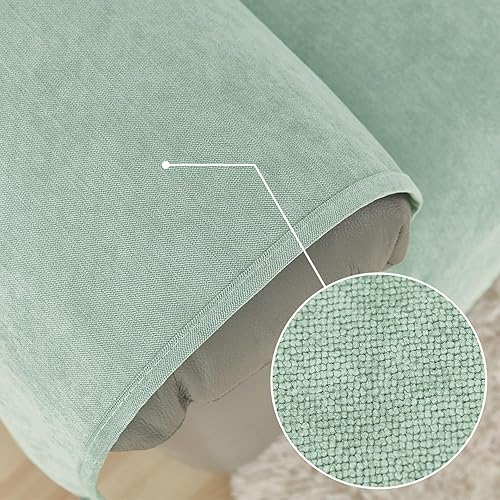 Miniatura 6 de RBSC - Funda de sofá acolchada impermeable de 73 pulgadas, protector de muebles, funda de sofá lavable con correas elásticas para niños, perros,