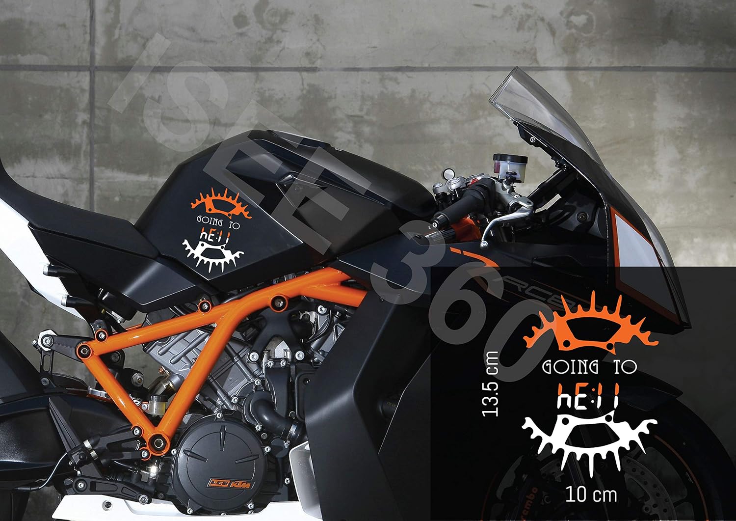 KTM Duke Bike Stickers Rc200 Shark 390 