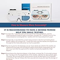 Vista 7 de Hanchen PD Meter Digital Pupilómetro de la regla de PD del metro de distancia de la pupila con el certificado del CE de la función de memoria