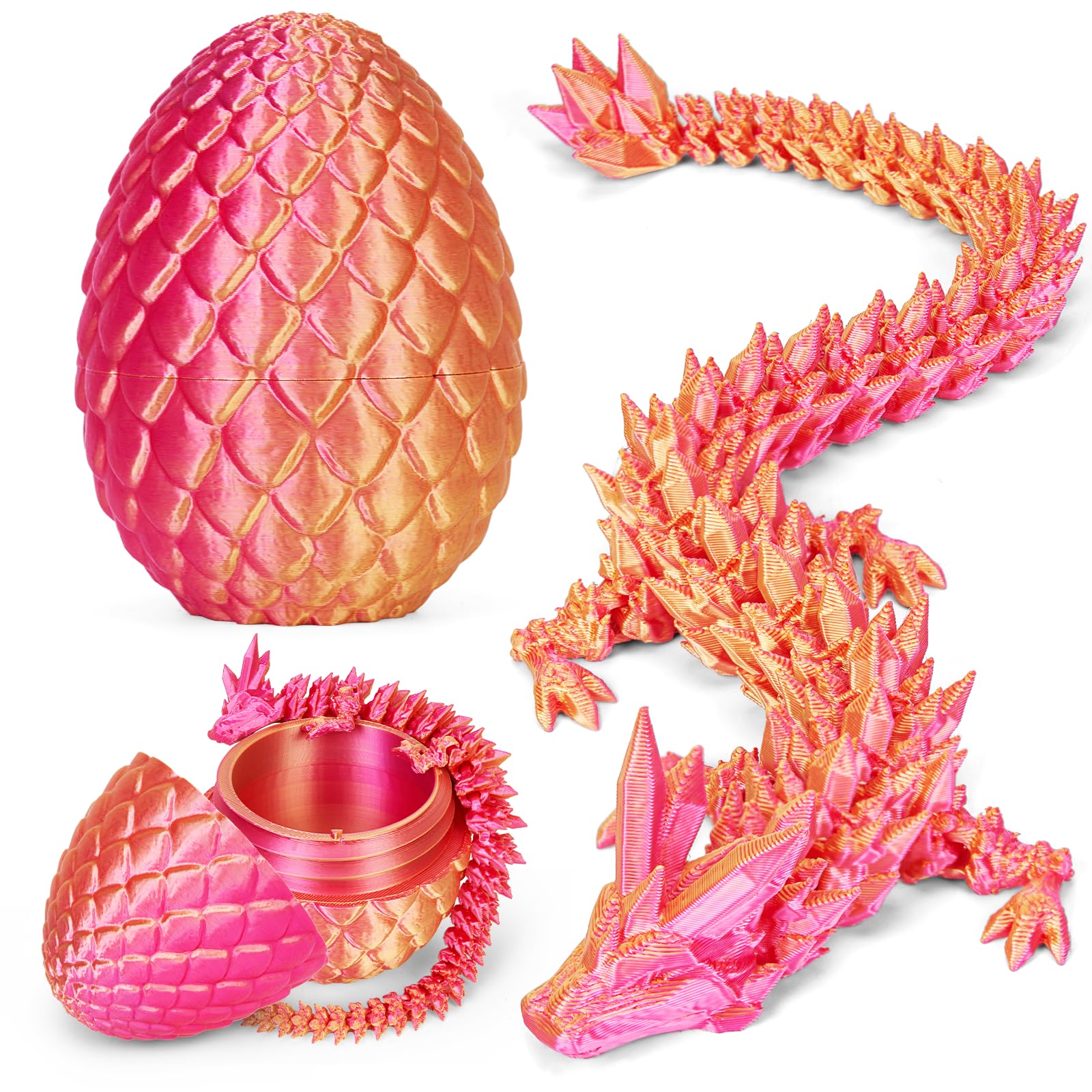 Amazon.com: 3D Printed Dragon Egg, Cool 3D Printer Articulated