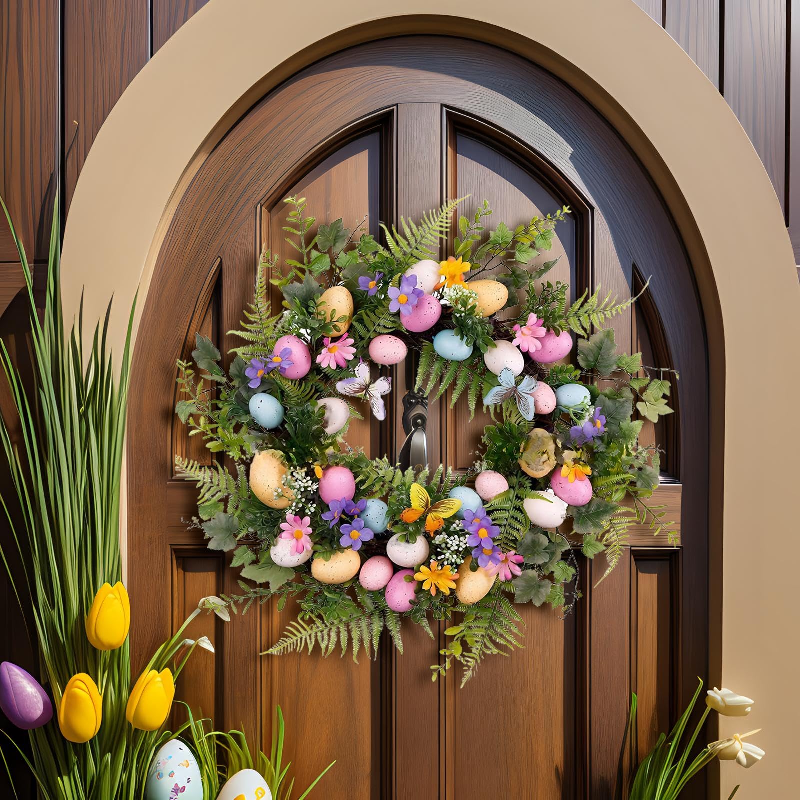 Ghirlanda di Uova di Pasqua, Ghirlanda Pasquale per La Porta D'ingresso.