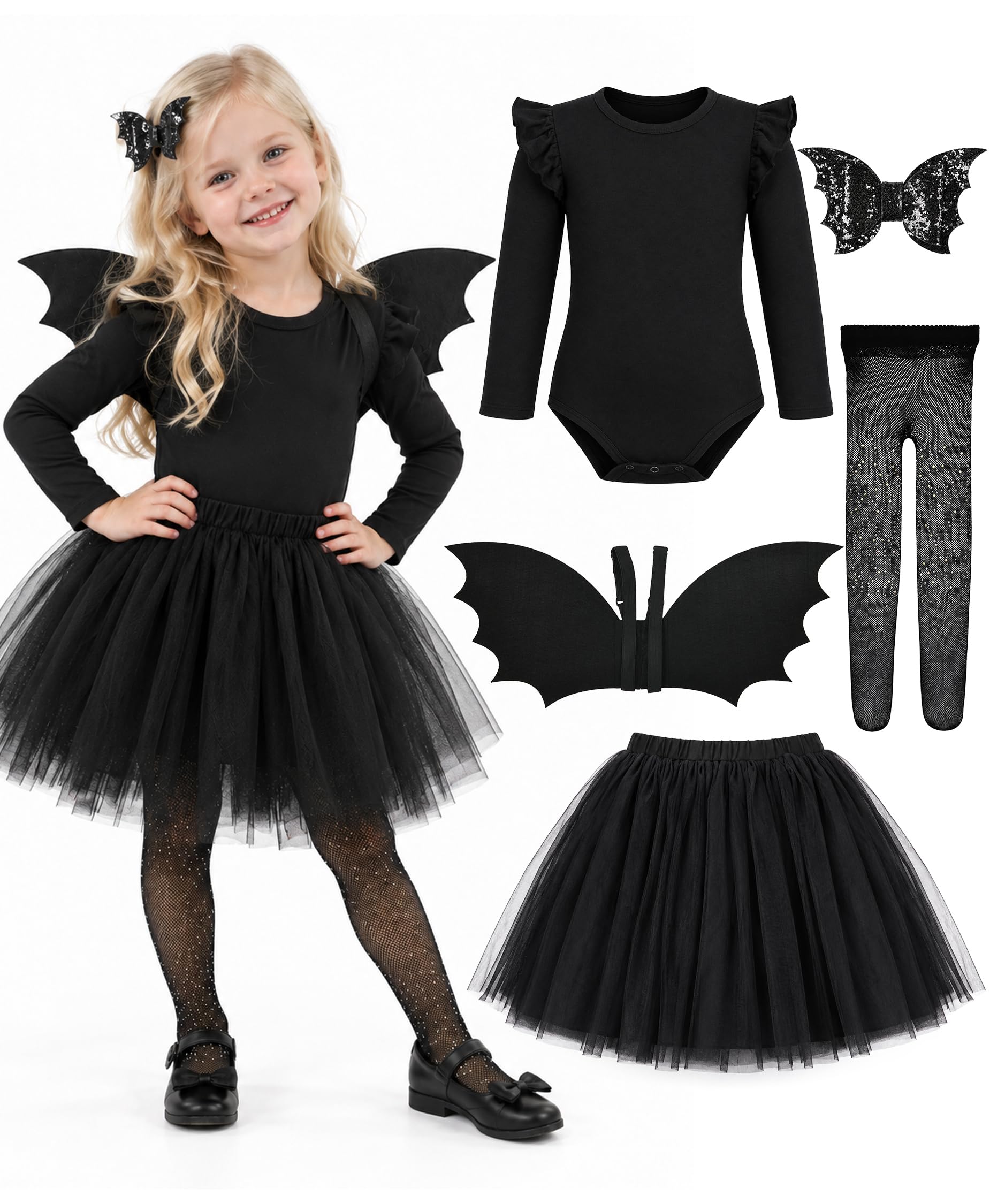 Bat Costume Kids Bat Girl Costume for Toddler Girl Halloween Party