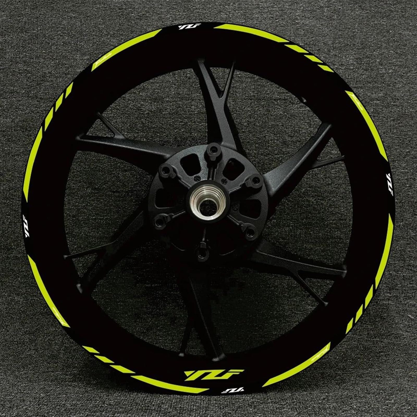 Stickers Motorcycle Accessories Wheel Stickers Reflective Rim Motorbike Waterproof Decals for Yamaha MT-09 MT09 MT07 MT10(Style 19)