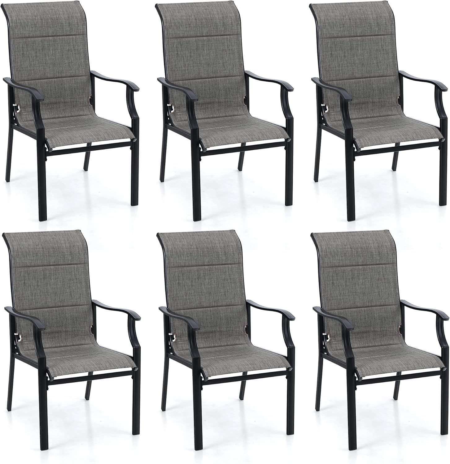Sophia & William Patio Dining Chairs for 6 High Back