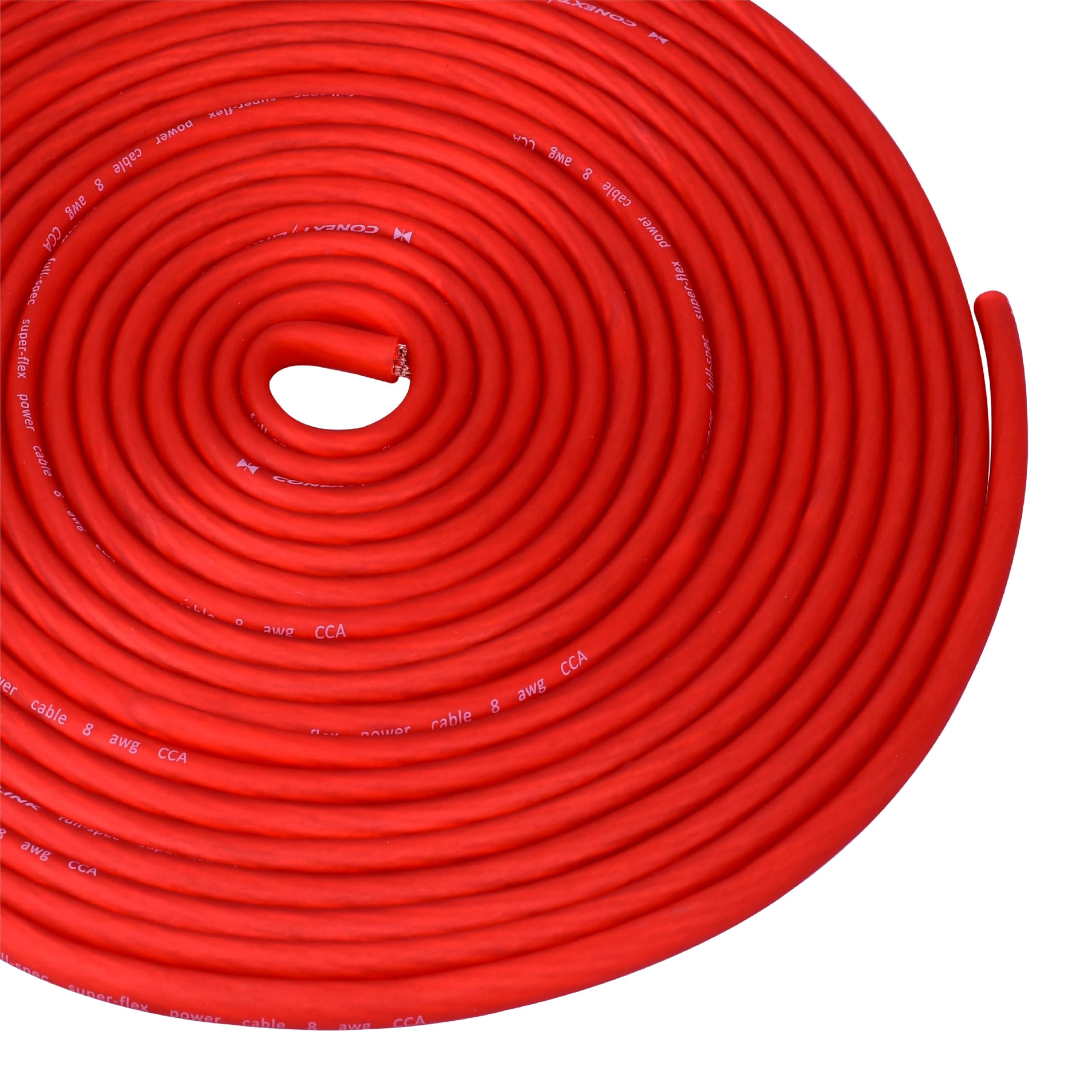 aen Amazon.com: Conext Link 25 ft Red 8 Gauge Amplifier Power Ground