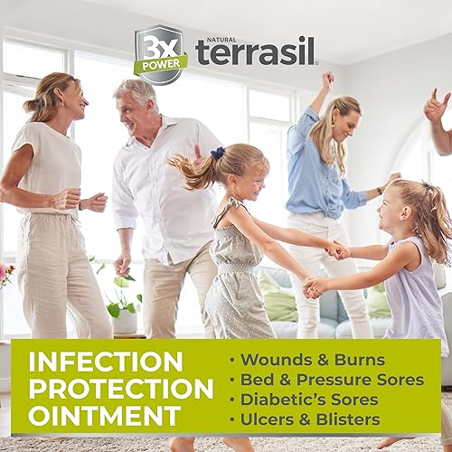 Miniatura 2 de terrasil Ungüento de curación de heridas de máxima fuerza 3X, protección contra infecciones para úlceras por presión, úlceras cutáneas, ampollas,