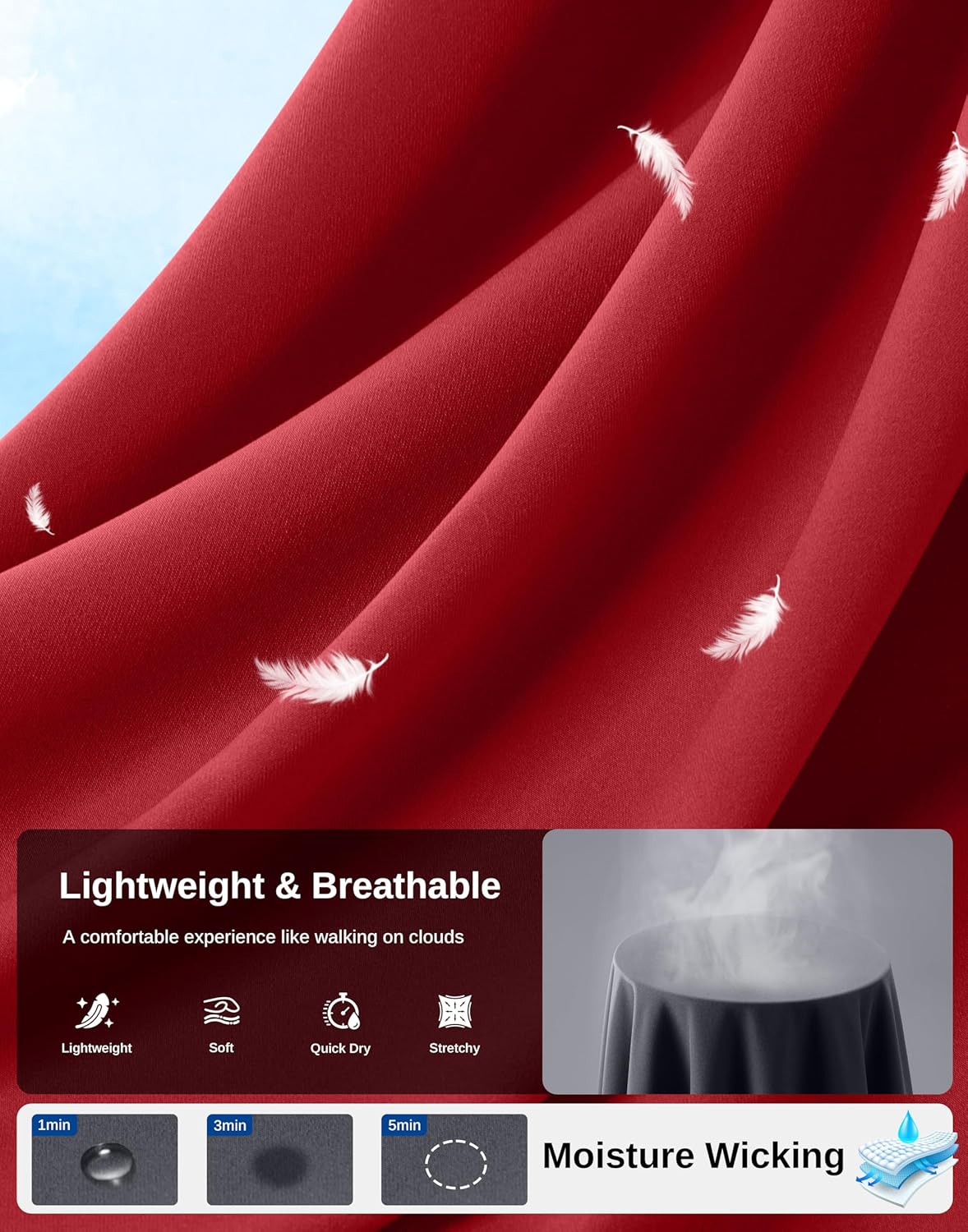 G Gradual Men's Athletic Running Shorts 7"/5"/9" Zipper Pocket Lightweight Workout Gym Quick Dry Shorts Golf Tennis Hiking - Image 6