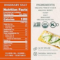 Vista 2 de Galletas horneadas Firehook, galletas de romero y sal marina, 8 onzas