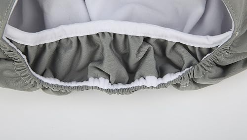 Miniatura 5 de Sigzagor Pañal de tela para adultos adolescentes reutilizable lavable para discapacidad (lamas azules)