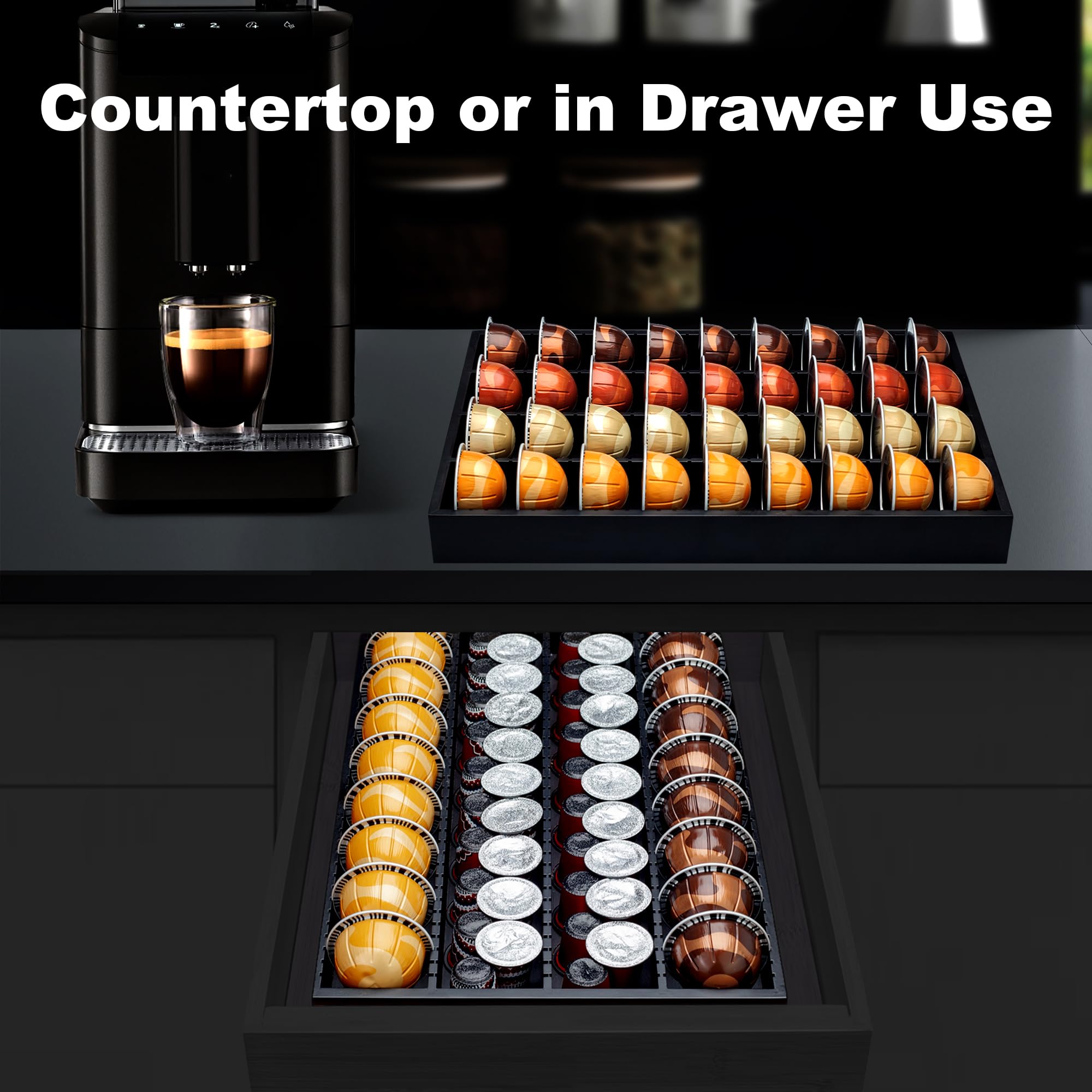 Vertuo Pod Holder Vertuo Pod Drawer Insert For Counter,Nespresso Pod ...