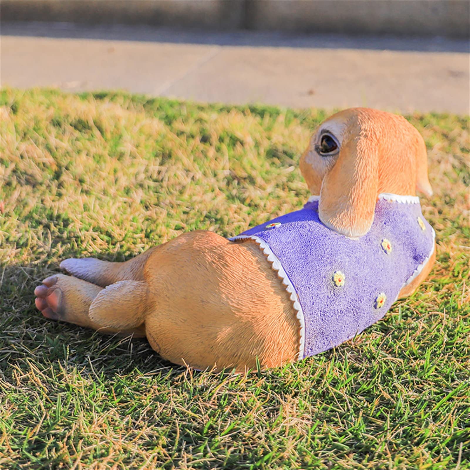 Bunny Decor Garden Yard Dekoracje na zewnątrz posągi królików i rzeźby, posąg królika wielkanocnego Wiosna Dekoracja domu Bunny Figurines