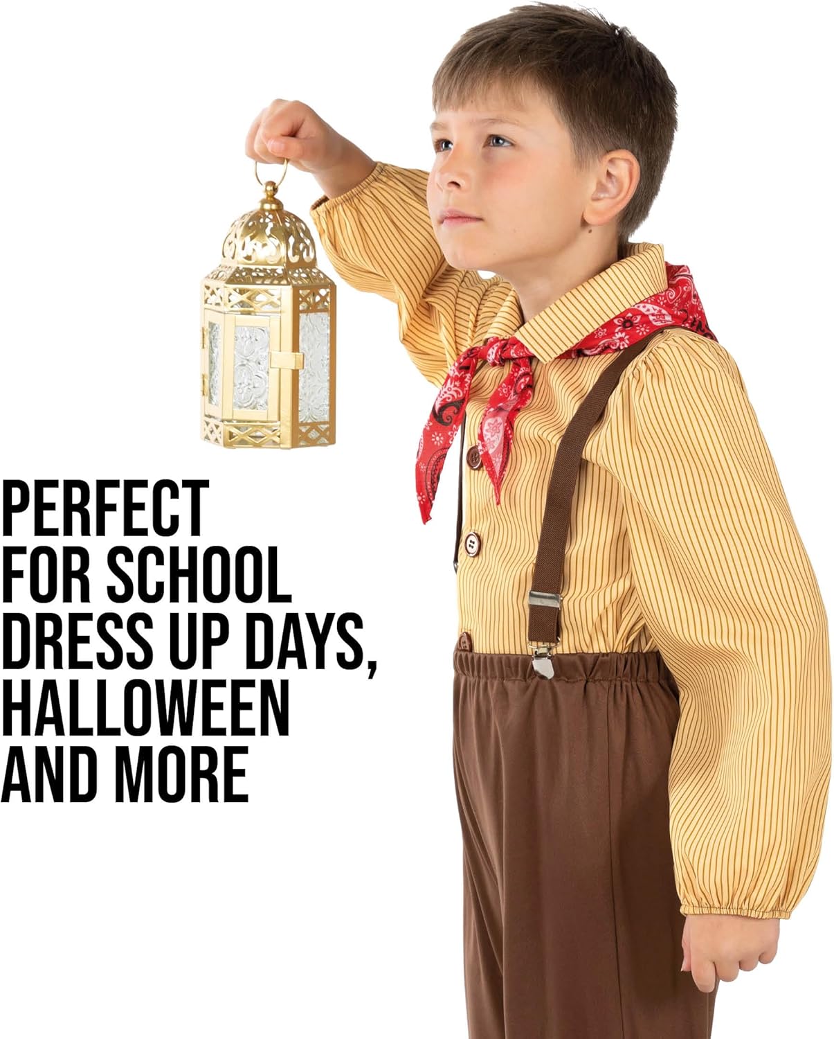 Morph Boys Pioneer Costume - Kids Colonial Costume Boys - Villager Farmer Costumes for Kid Halloween Costumes For Kids - Image 4