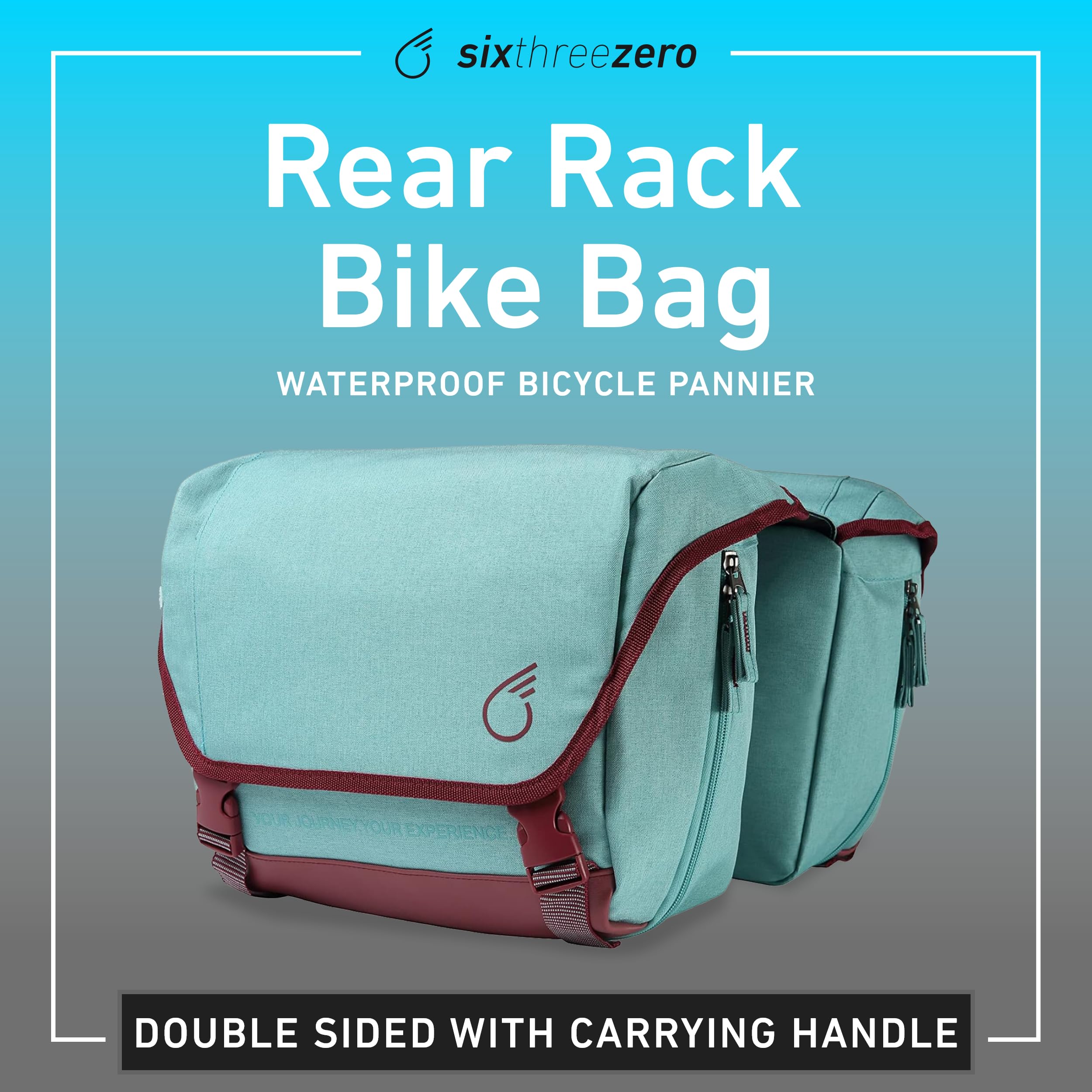 Snapklik.com : Sixthreezero Dual Sided Rear Rack Bike Bag, Bicycle ...