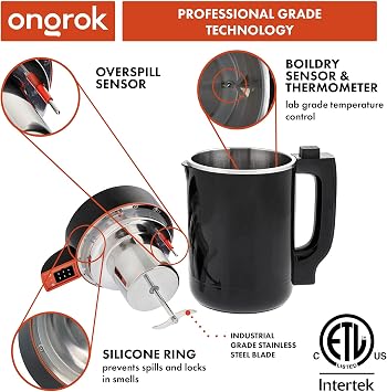 ONGROK Butter Maker & Oil Infuser Machine - Sleek Butter Machine with Simple Functionality, Electric Tincture Machine Kit for Edible Herbal Oil with all Accessories (Large)