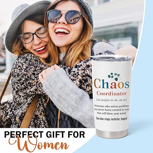 Miniatura 2 de Regalos de coordinadora del caos para mujeres, jefas, profesoras, regalos de compañeras de trabajo para mujeres, regalos de agradecimiento para