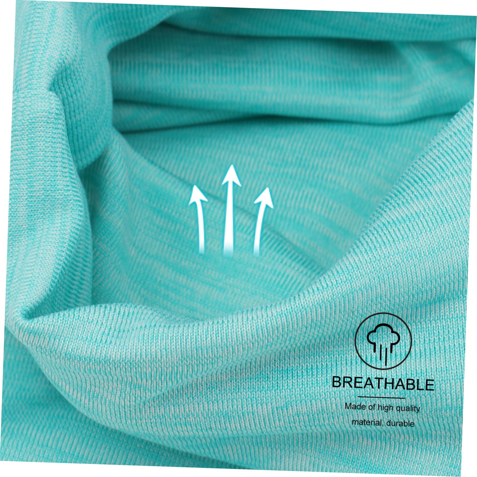DOITOOL 12pezzi Fasce Larghe Per Donne Con Bottoni Fascia Sportiva Traspirante Per Protezione Auricolare Di Colori Rosso Blu Verde