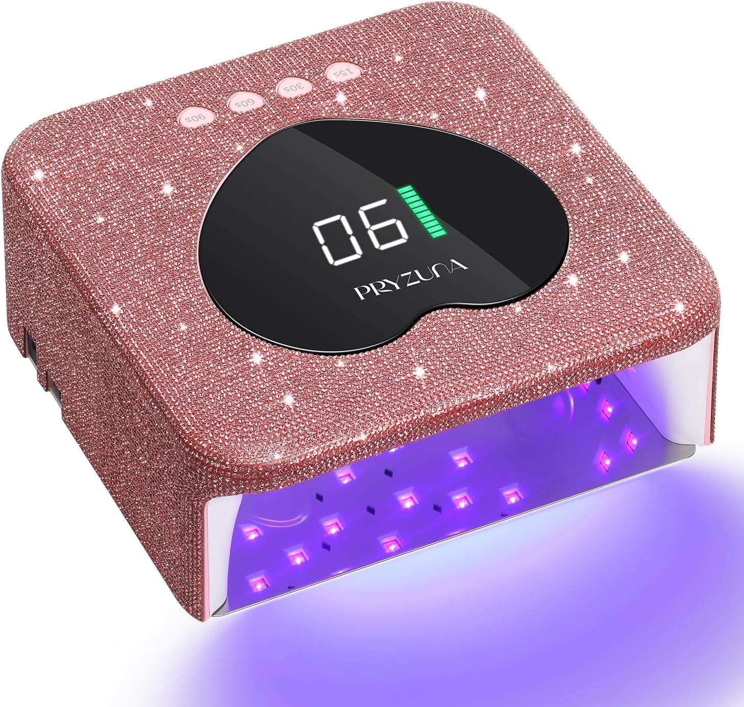 UV LED Nail Lamp Cordless, 72W Rechargeable UV Light for Gel Nails