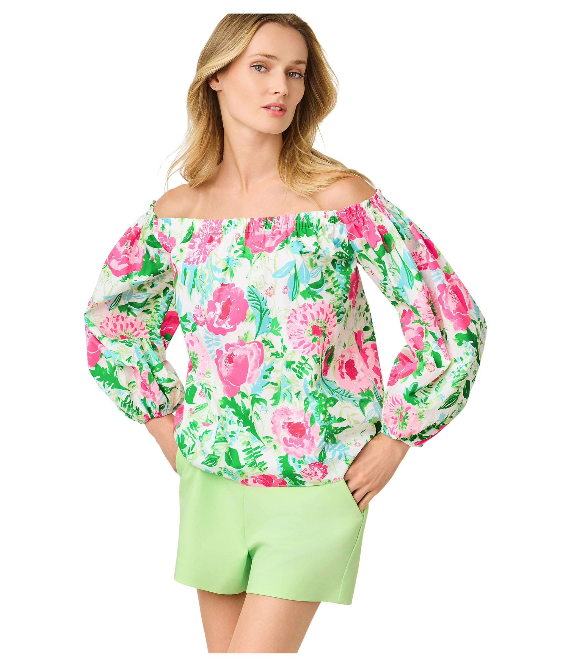 Lilly Pulitzer Siloe Off-the-Shoulder Top