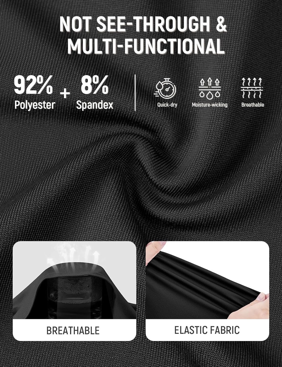 baleaf Women's 20" Knee Length Skorts with 4 Pockets Golf Skirts for Women UPF50+ Athletic Tennis Causal - Image 5