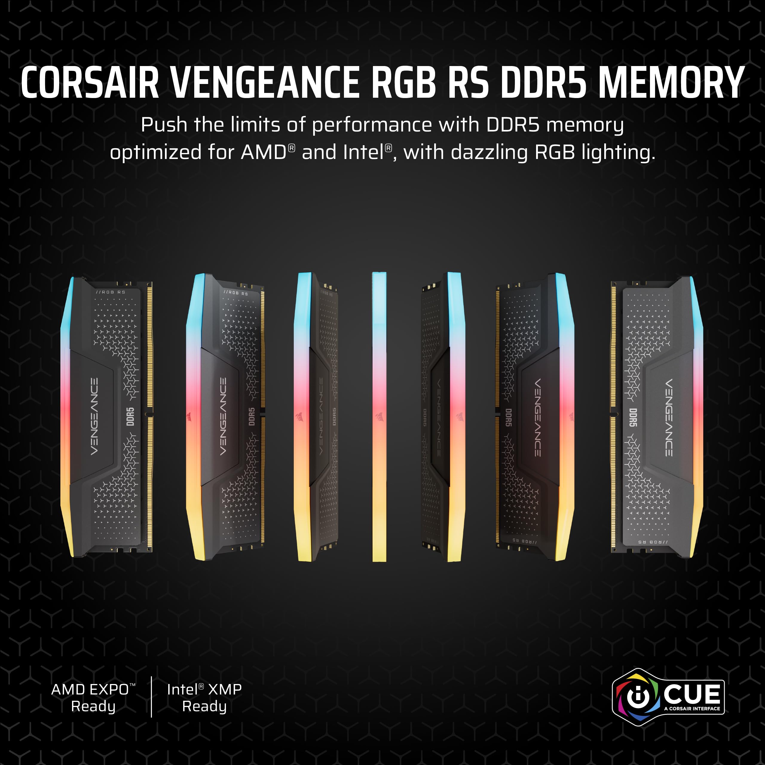 メモリー CORSAIR VENGEANCE RGB RS Amazon.com: CORSAIR Vengeance RGB RS DDR5 RAM 64GB (2x32GB) Up to