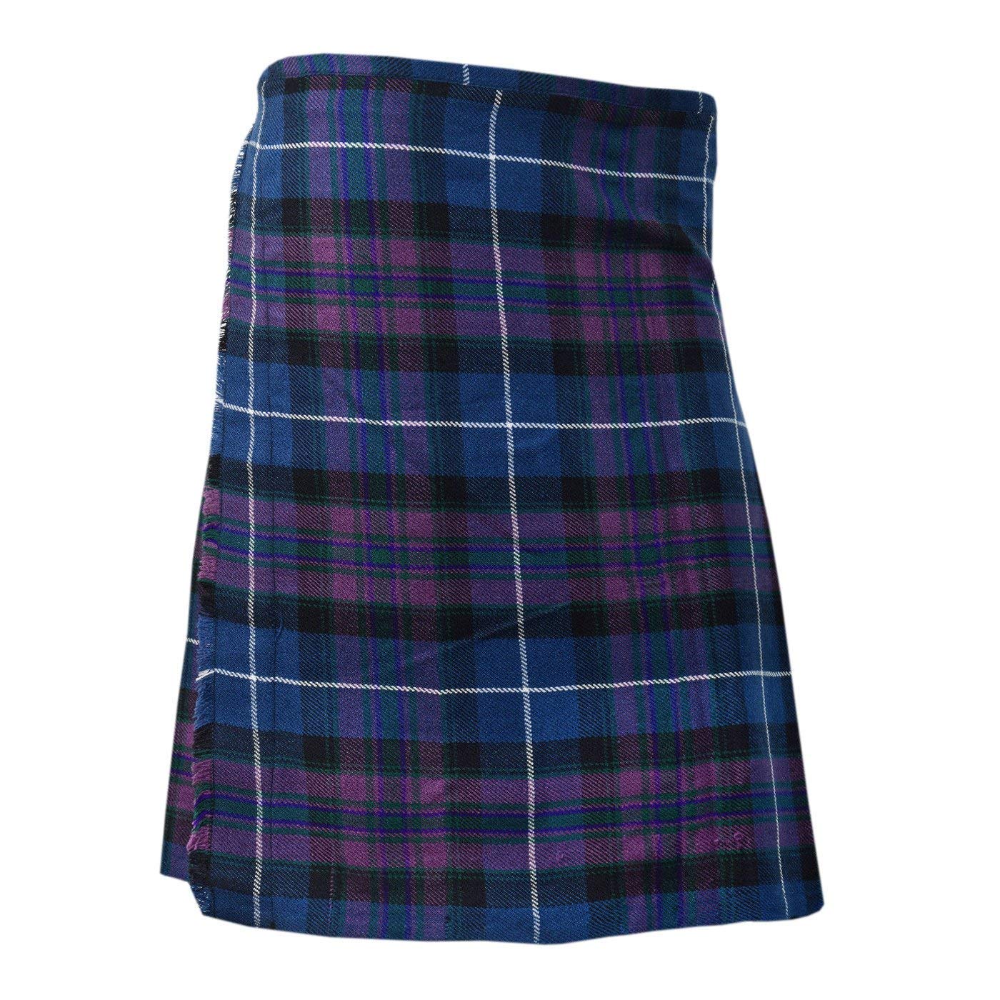 Pride Of Scotland Children's Boy's Kid's Tartan Kilts Scottish -100% Acrylic Kilt (WAIST 22" / LENGTH 12")