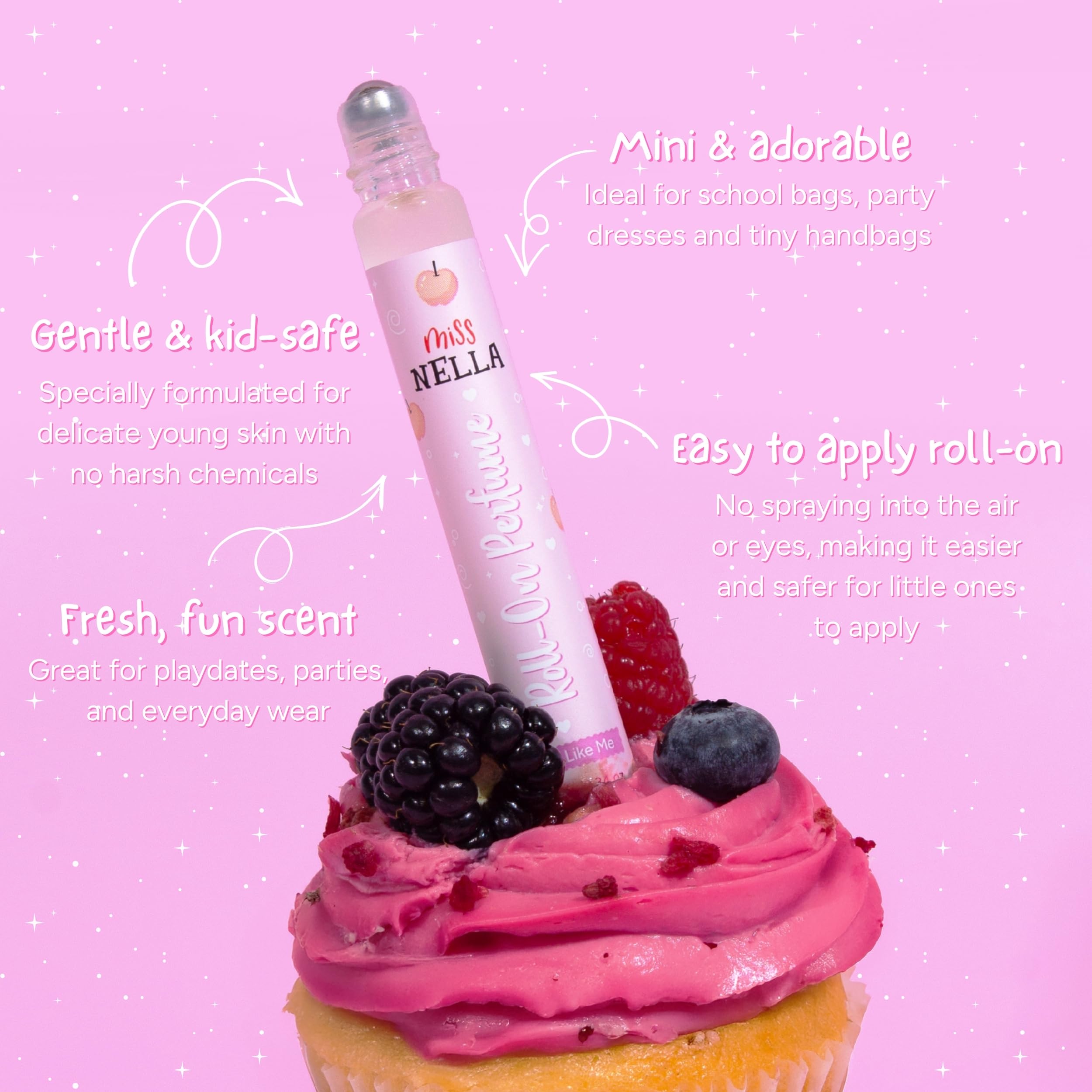 Miss Nella Cool Like Me- Olio profumato, delicato e non tossico per bambini, formula a base naturale