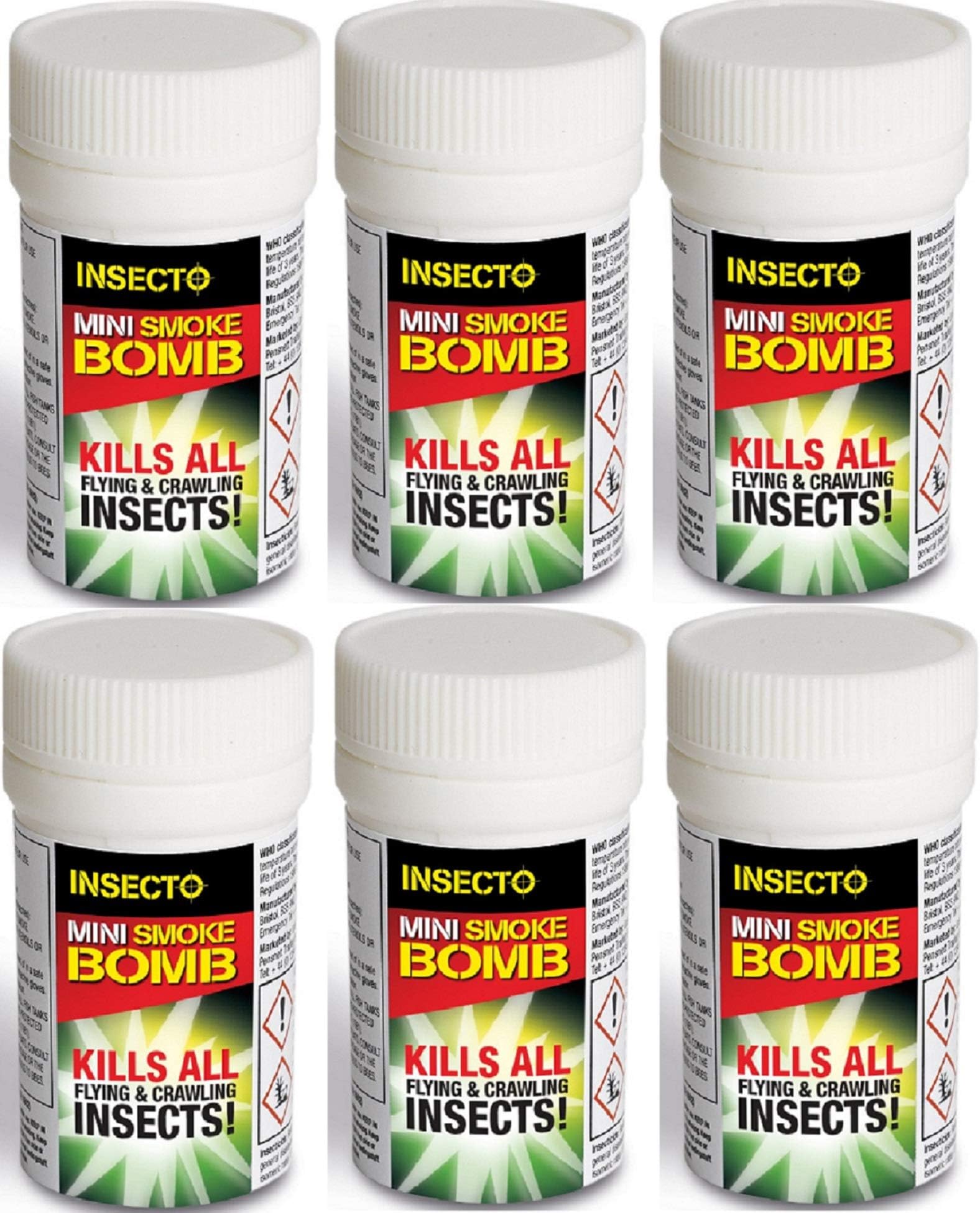 Insecto Smoke Bombs Mini 3.5g (pack of 6) Amazon.co.uk Garden