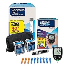 Ascensia CONTOUR NEXT GEN Blood Glucose Monitoring System   All-in-One Kit for Diabetes with Glucose Monitor and 55 Test Strips For Blood Sugar & Glucose Testing