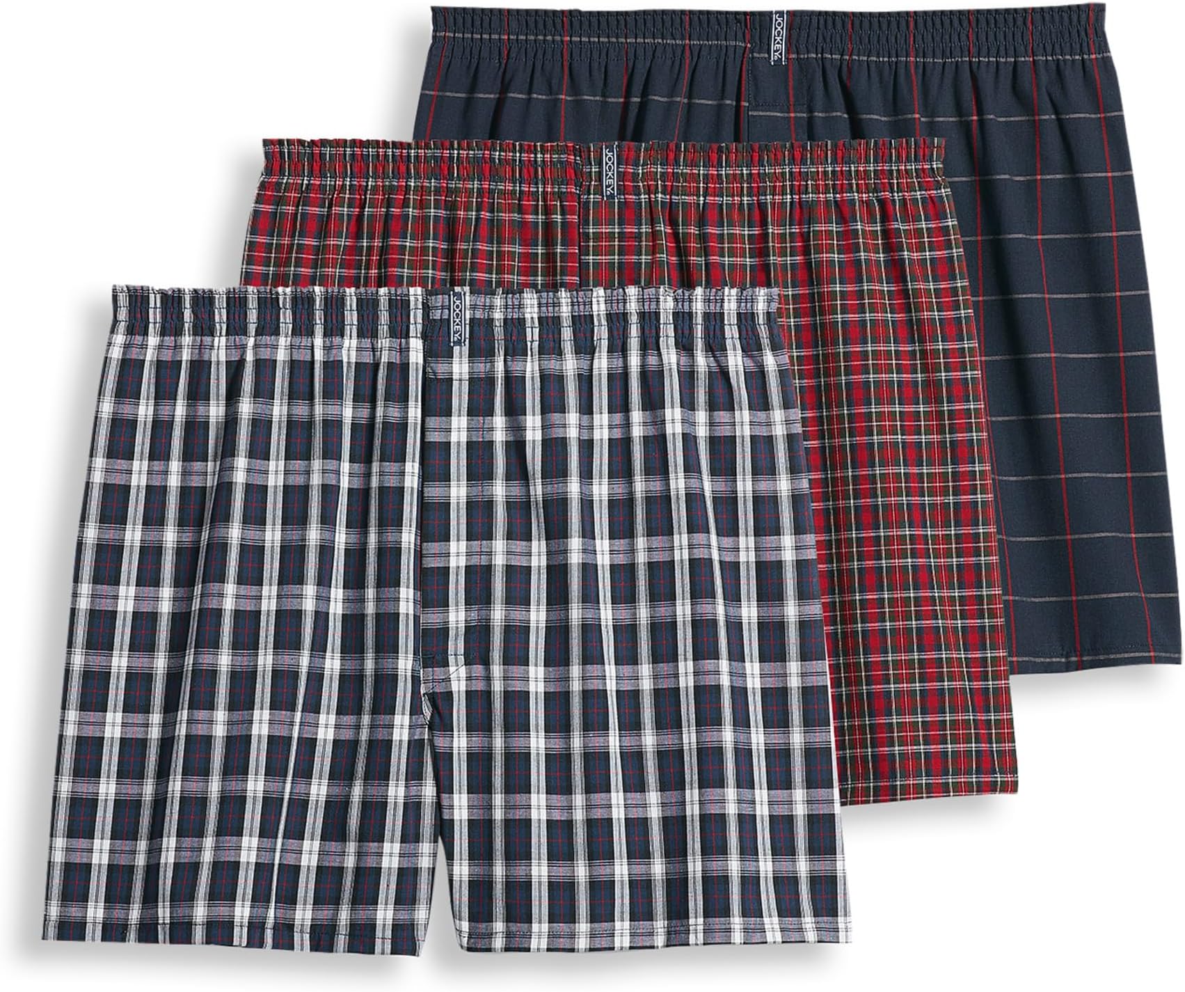 Men's Underwear Classics Full Cut 5" Boxer - 3 Pack